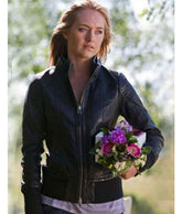 Heartland Amber Marshall Amy Fleming Black Leather Jacket